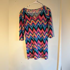 lilly pulitzer chevron dress